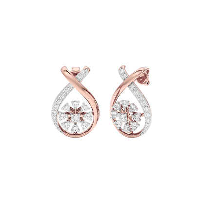 Venetian Drop Diamond Earrings 18 KT / Rose Gold