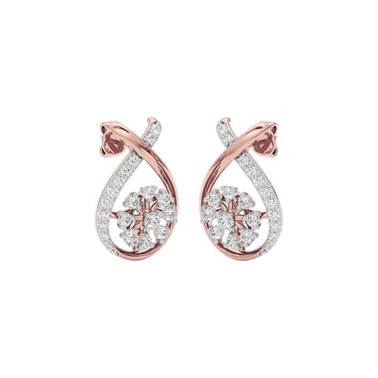 Venetian Drop Diamond Earrings 18 KT / Rose Gold