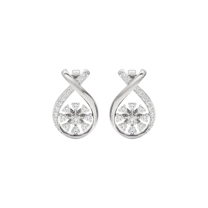Venetian Drop Diamond Earrings 18 KT / White Gold