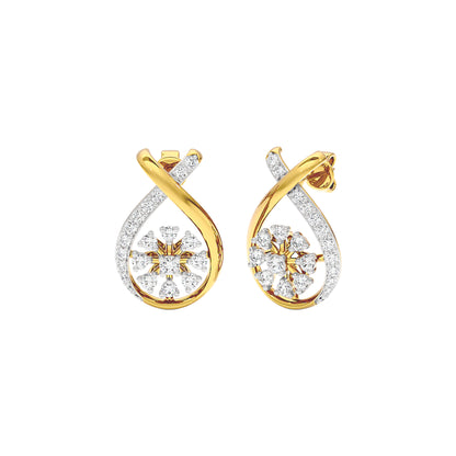 Venetian Drop Diamond Earrings 18 KT / Yellow Gold