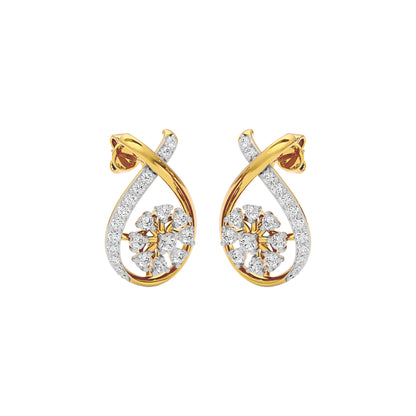 Venetian Drop Diamond Earrings 18 KT / Yellow Gold