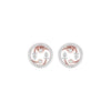 Fourfold Sparkle Diamond Earrings 18 KT / Rose Gold
