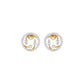 Fourfold Sparkle Diamond Earrings 18 KT / Yellow Gold