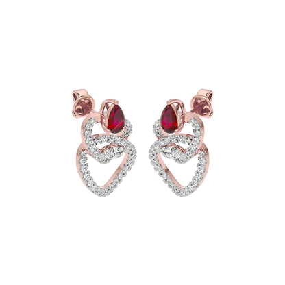 Enlighten Diamond Earrings 18 KT / Rose Gold