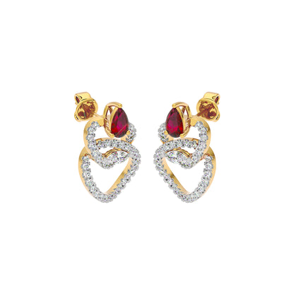 Enlighten Diamond Earrings 18 KT / Yellow Gold