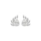 Marquise Quill Diamond Earrings 18 KT / White Gold