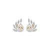 Marquise Quill Diamond Earrings 18 KT / Yellow Gold