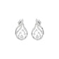 The Teardrop Diamond Earrings 18 KT / White Gold
