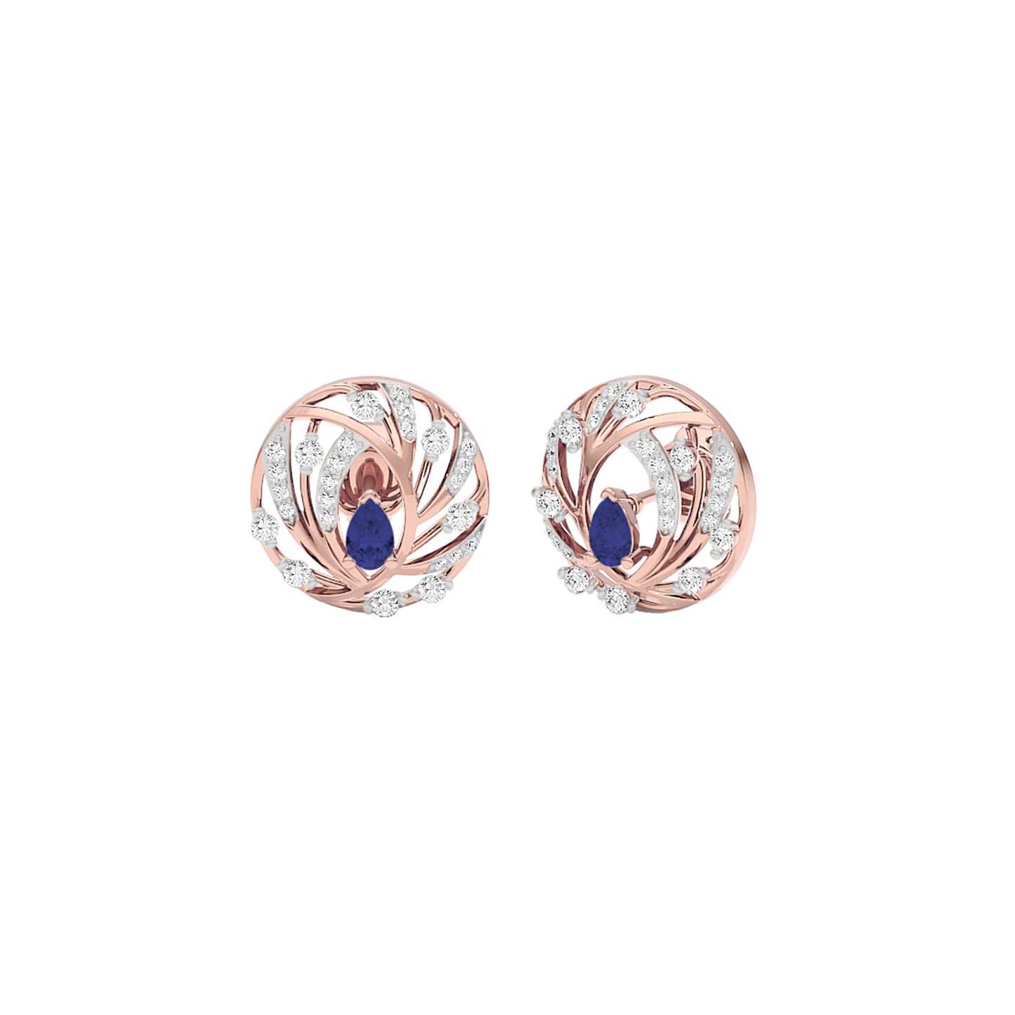 The Quest Diamond Earrings 18 KT / Rose Gold