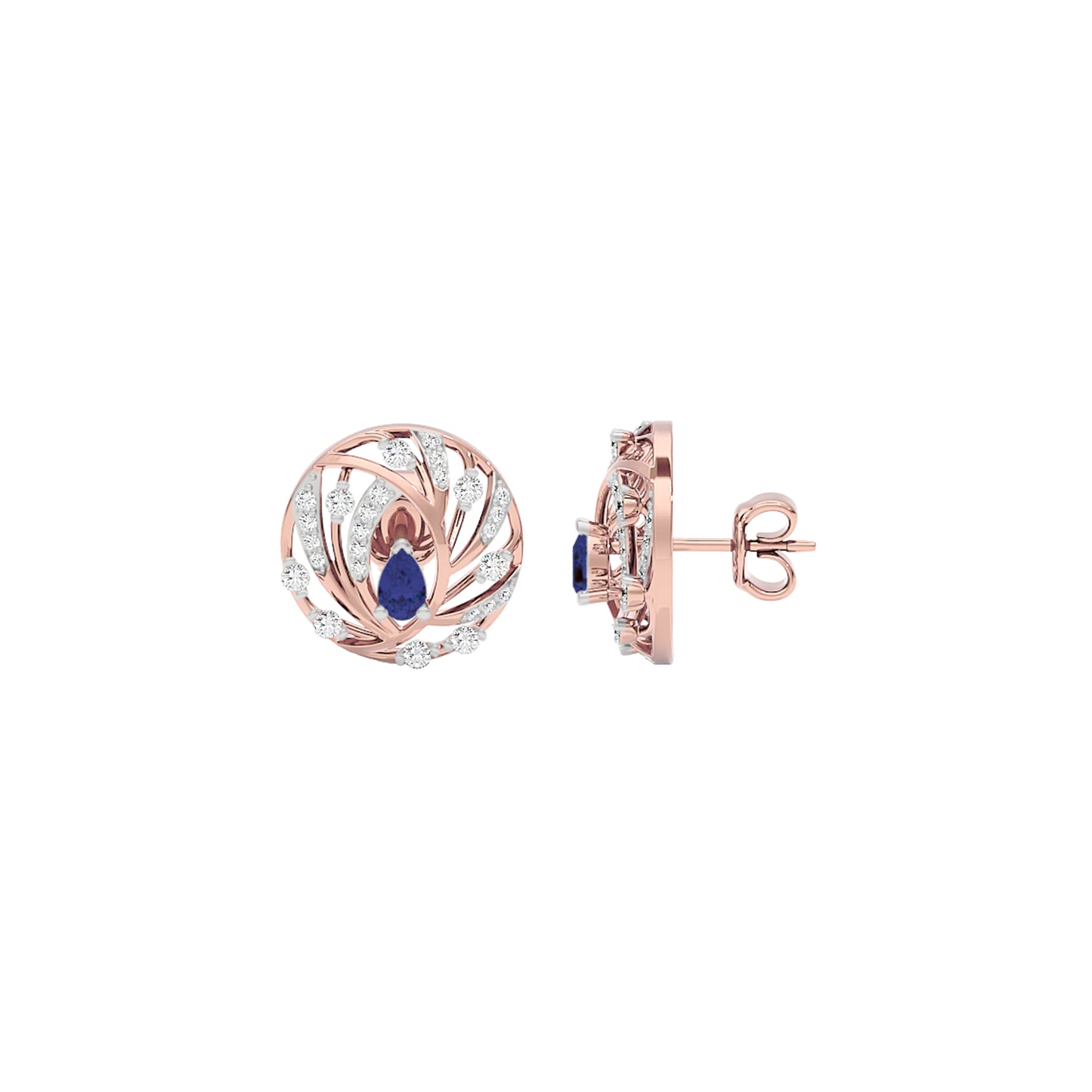 The Quest Diamond Earrings 18 KT / Rose Gold