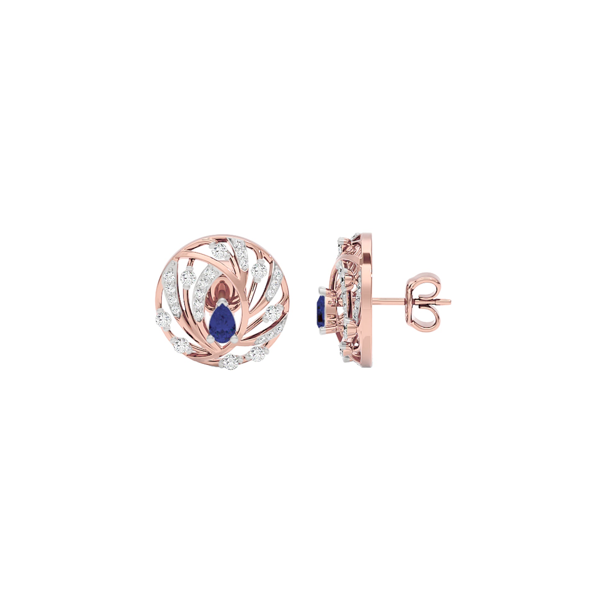 The Quest Diamond Earrings 18 KT / Rose Gold