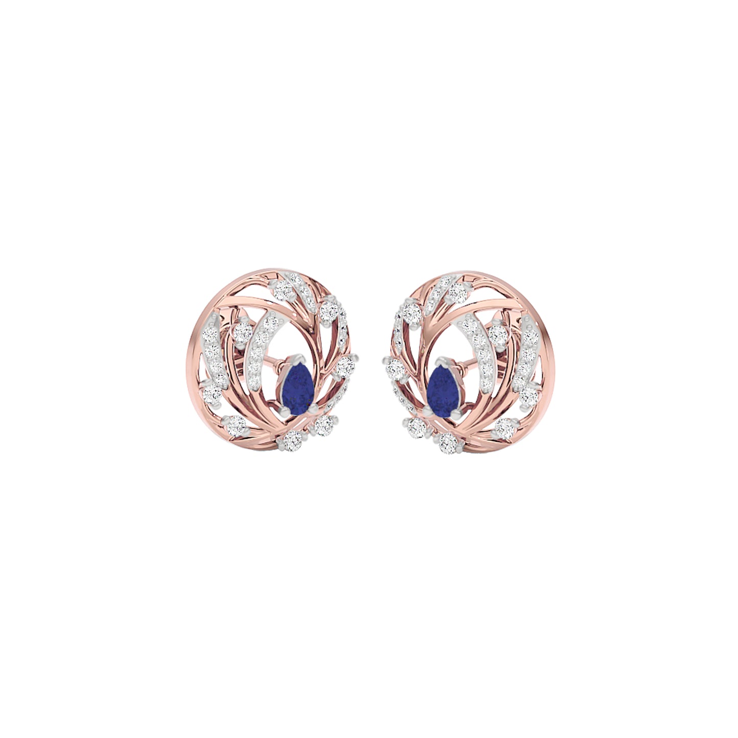 The Quest Diamond Earrings 18 KT / Rose Gold