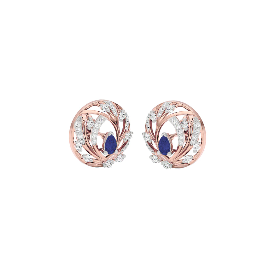 The Quest Diamond Earrings 18 KT / Rose Gold