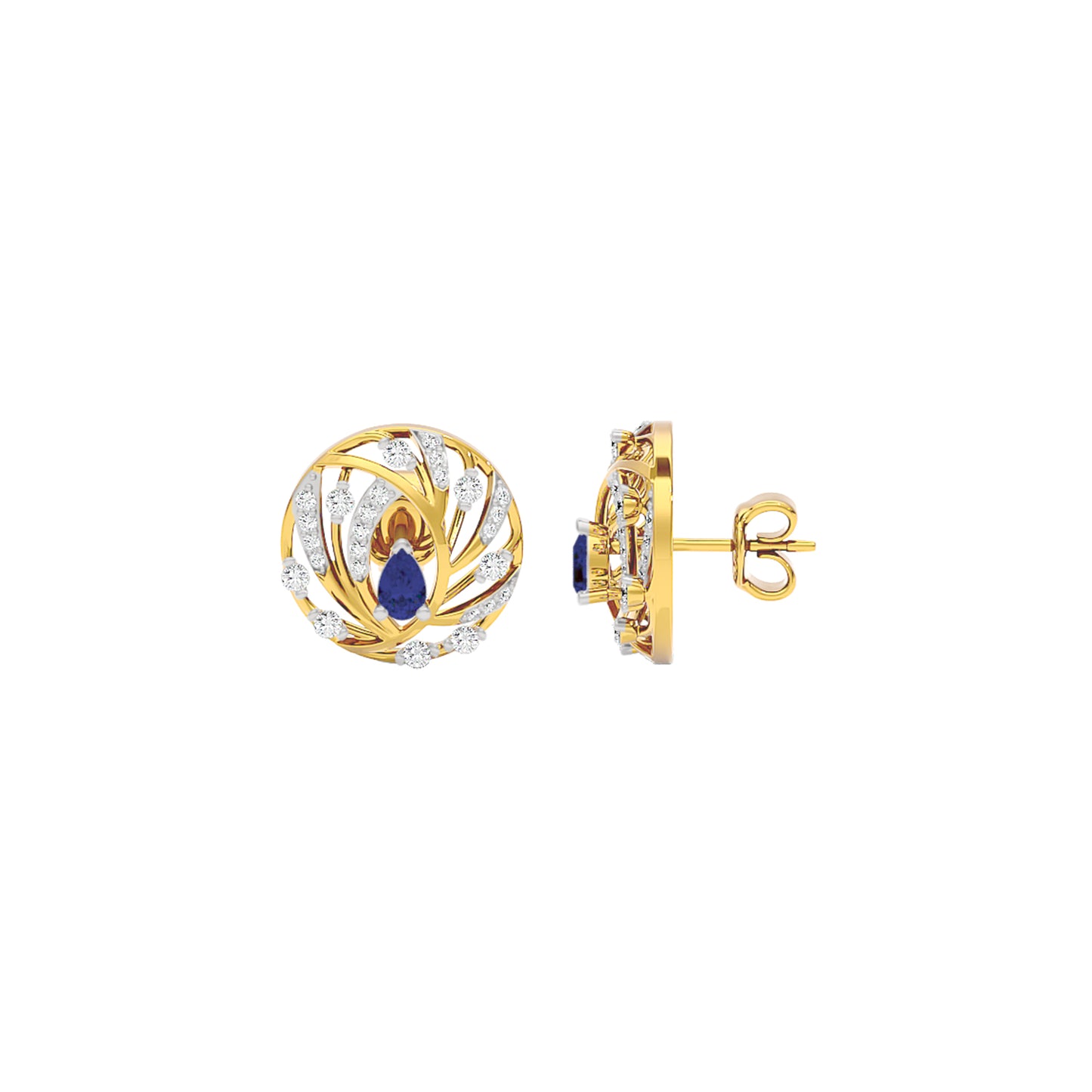 The Quest Diamond Earrings 18 KT / Yellow Gold