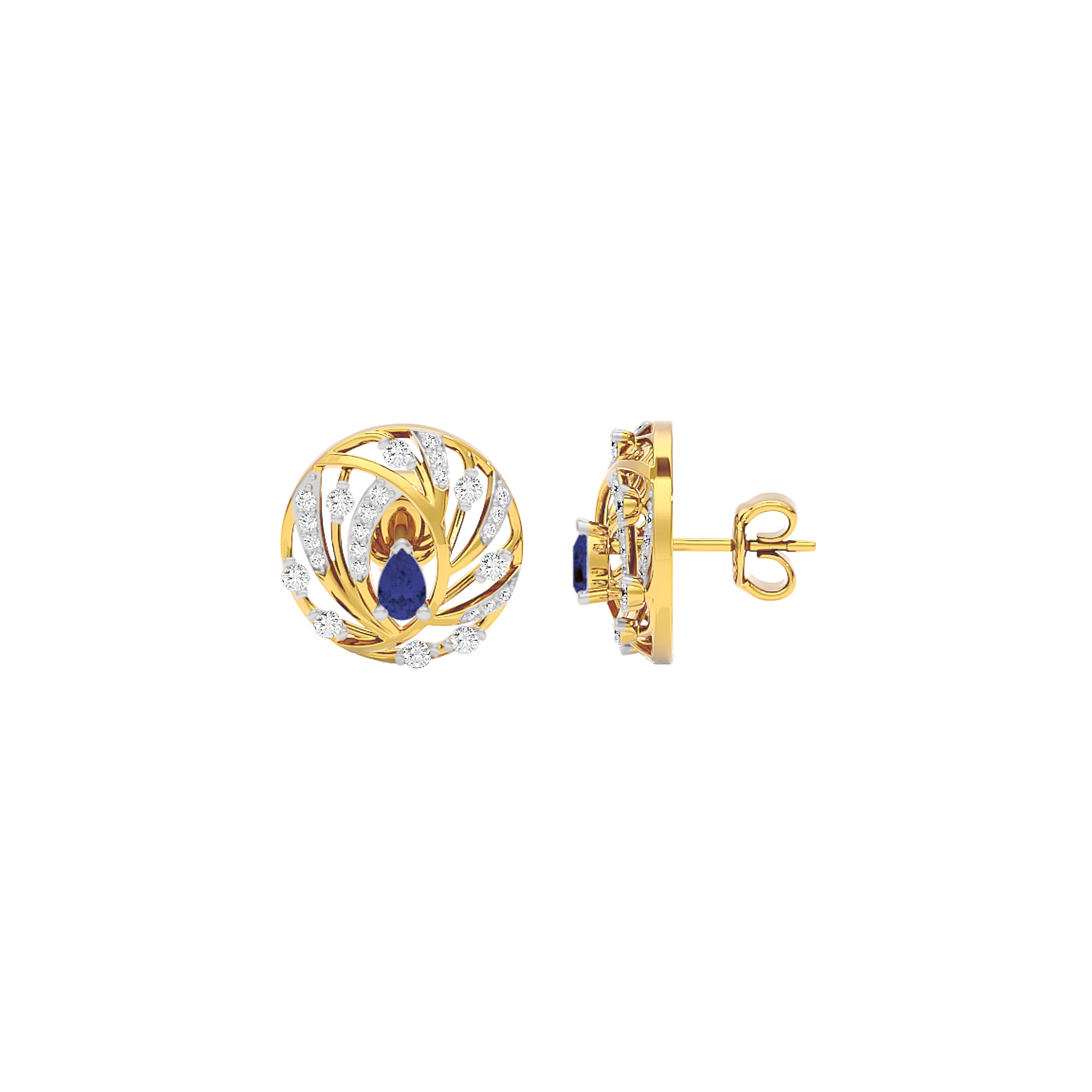 The Quest Diamond Earrings 18 KT / Yellow Gold