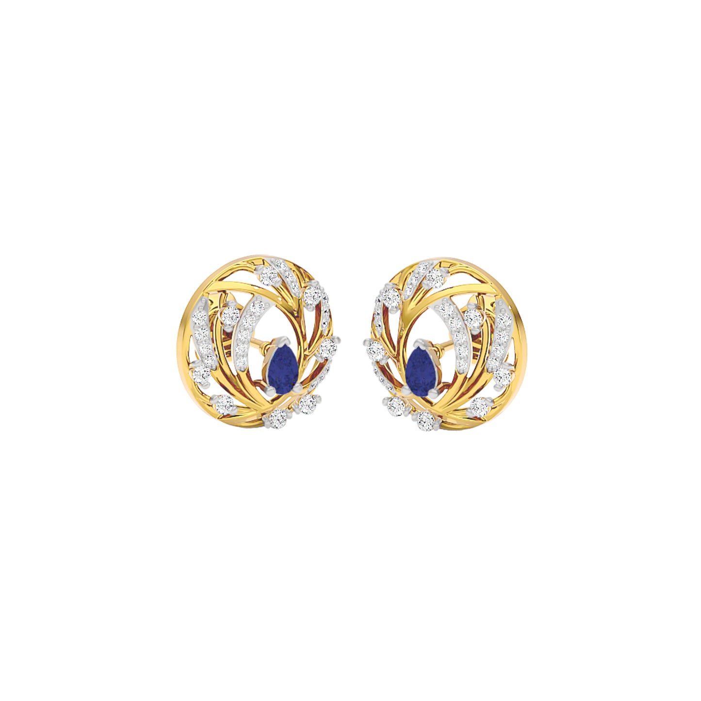 The Quest Diamond Earrings 18 KT / Yellow Gold