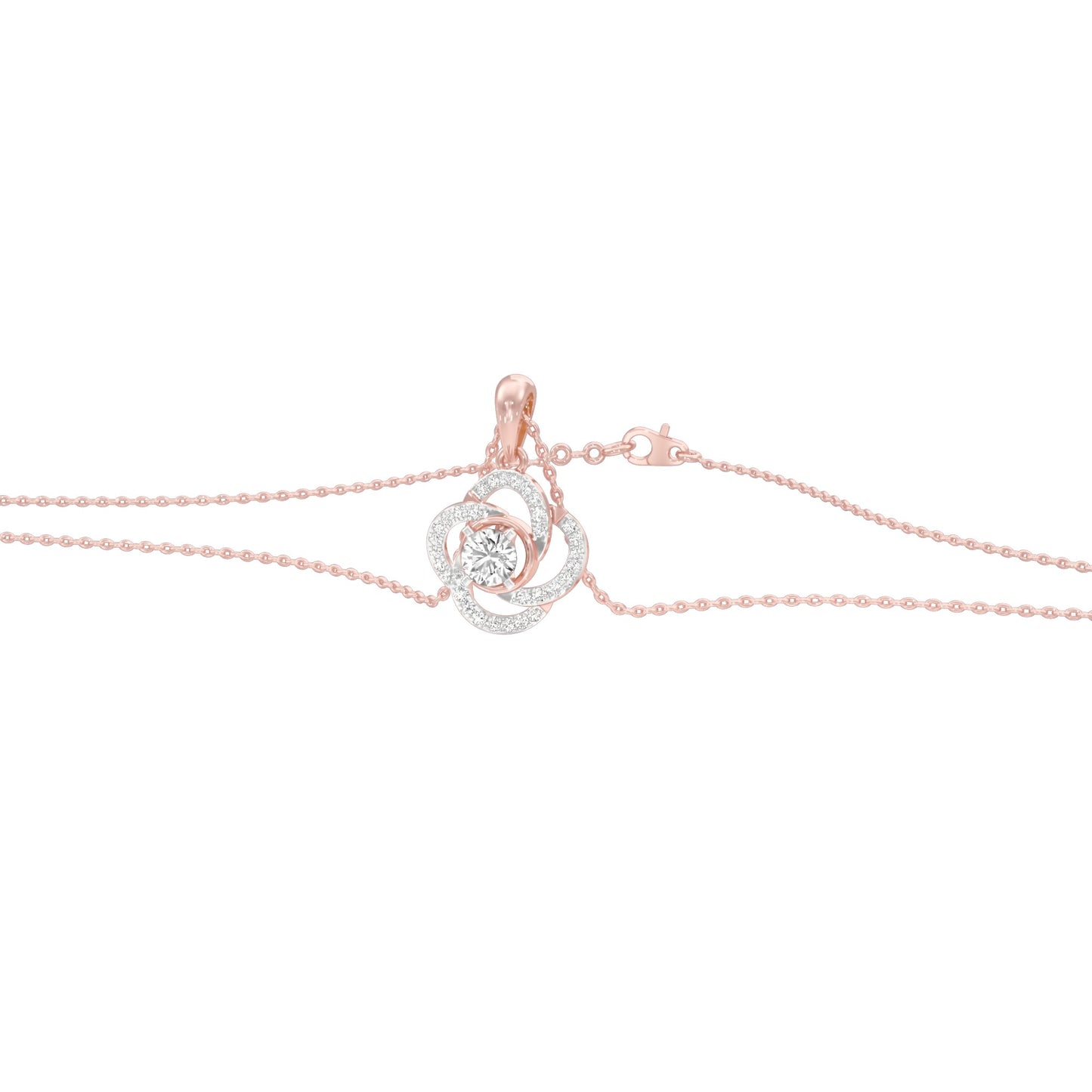 Stellar Diamond Pendant 18 KT / Rose Gold