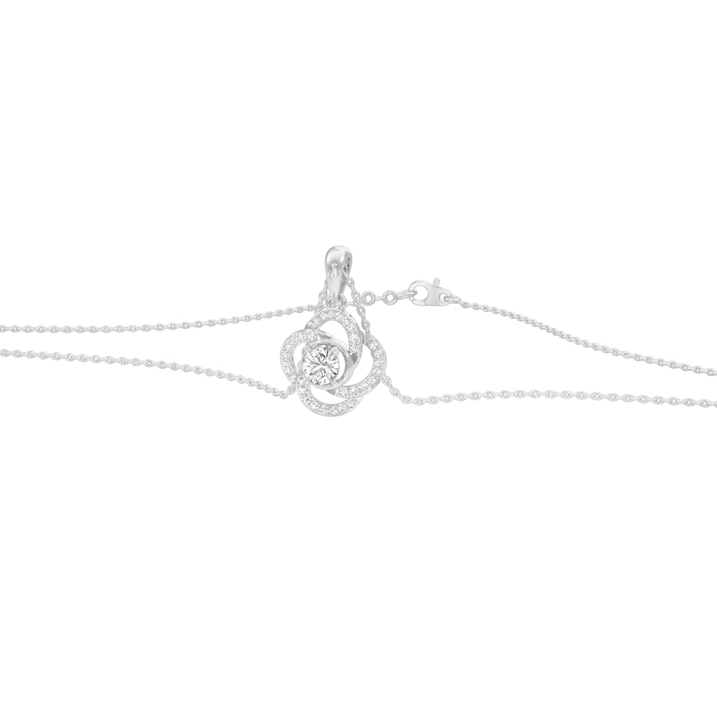 Stellar Diamond Pendant 18 KT / White Gold