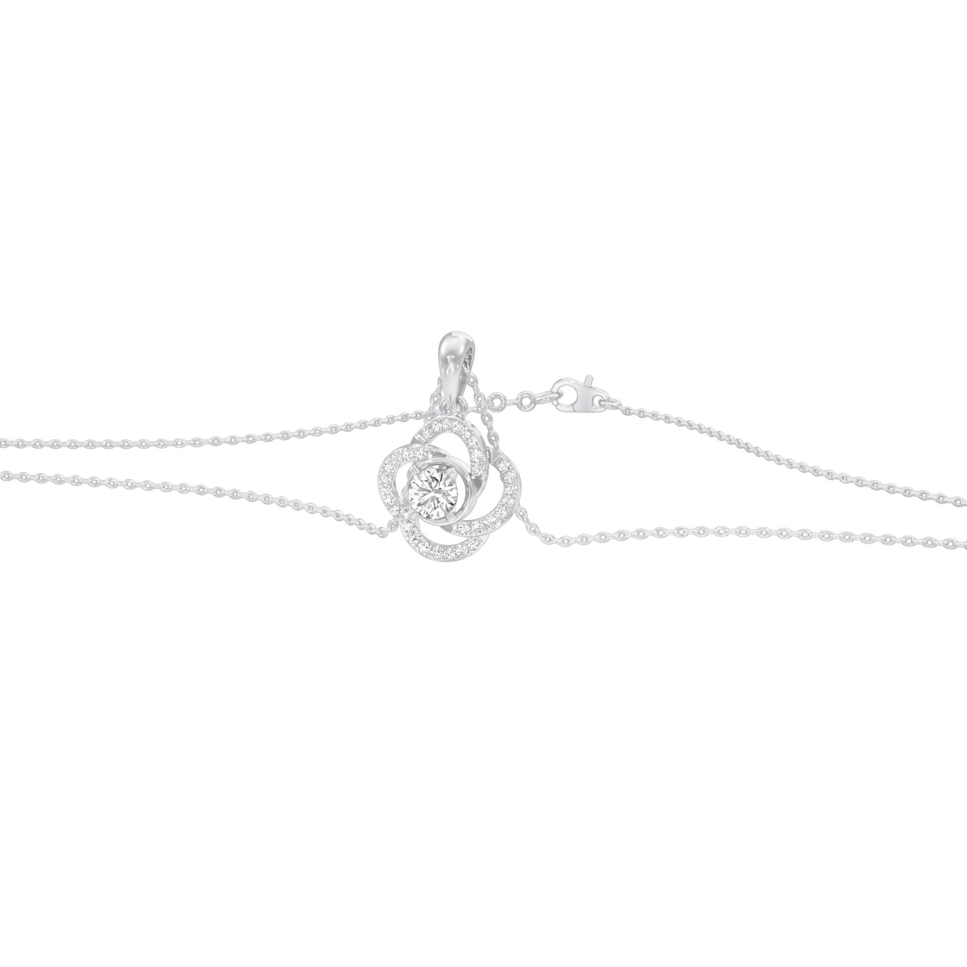Stellar Diamond Pendant 18 KT / White Gold