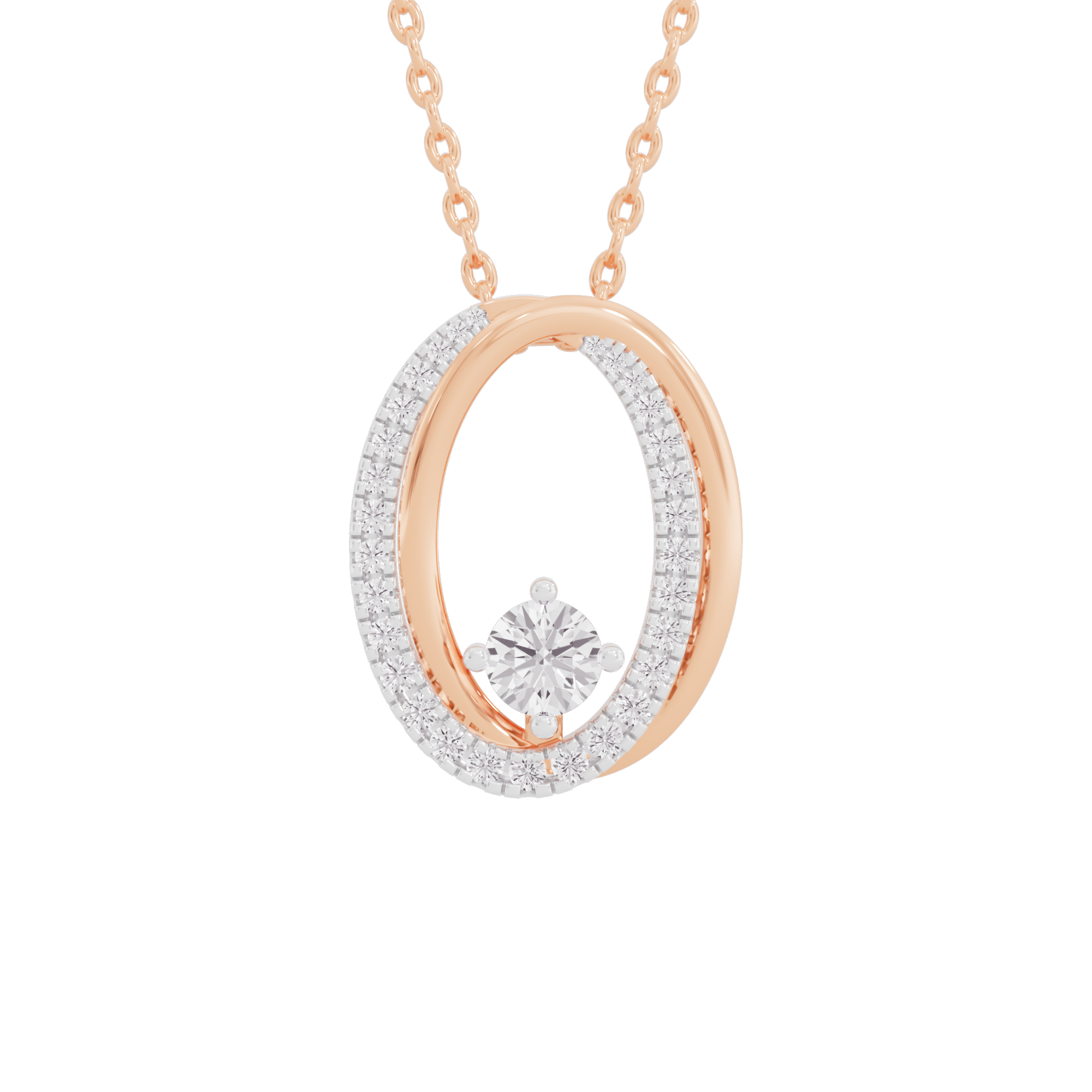 Lustrous Luminary Diamond Pendant