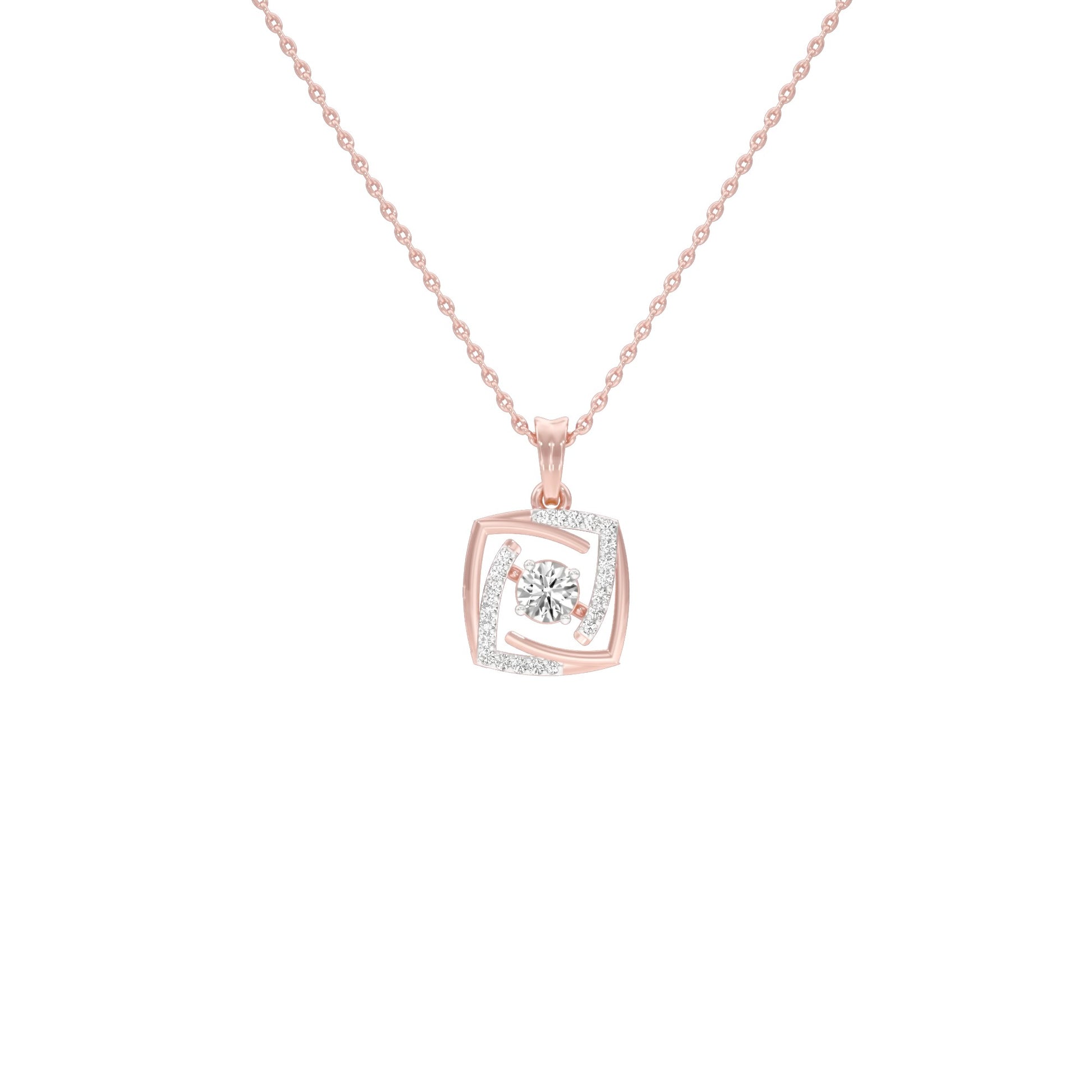 Stardust Sonata Diamond Pendant 18 KT / Rose Gold
