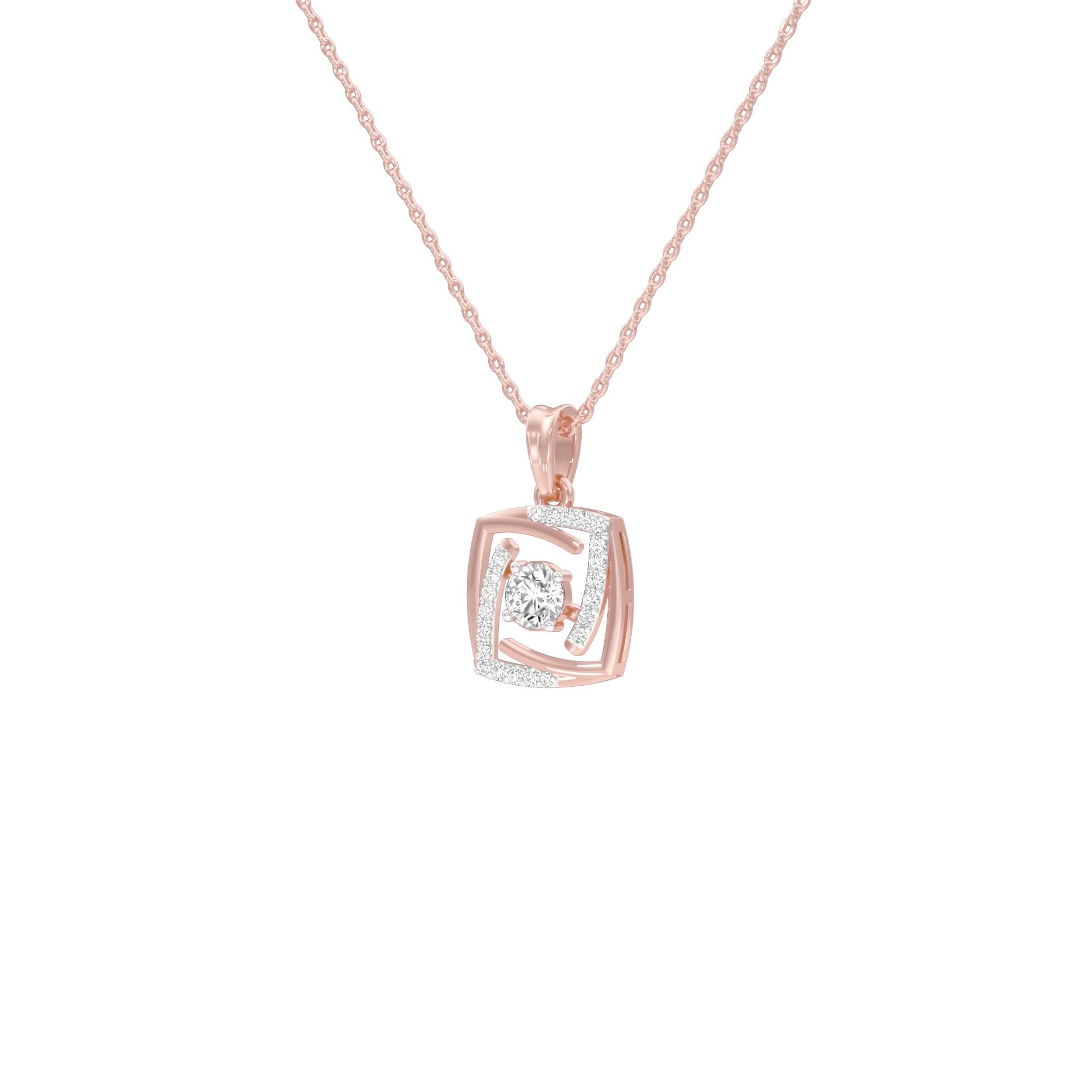 Stardust Sonata Diamond Pendant 18 KT / Rose Gold