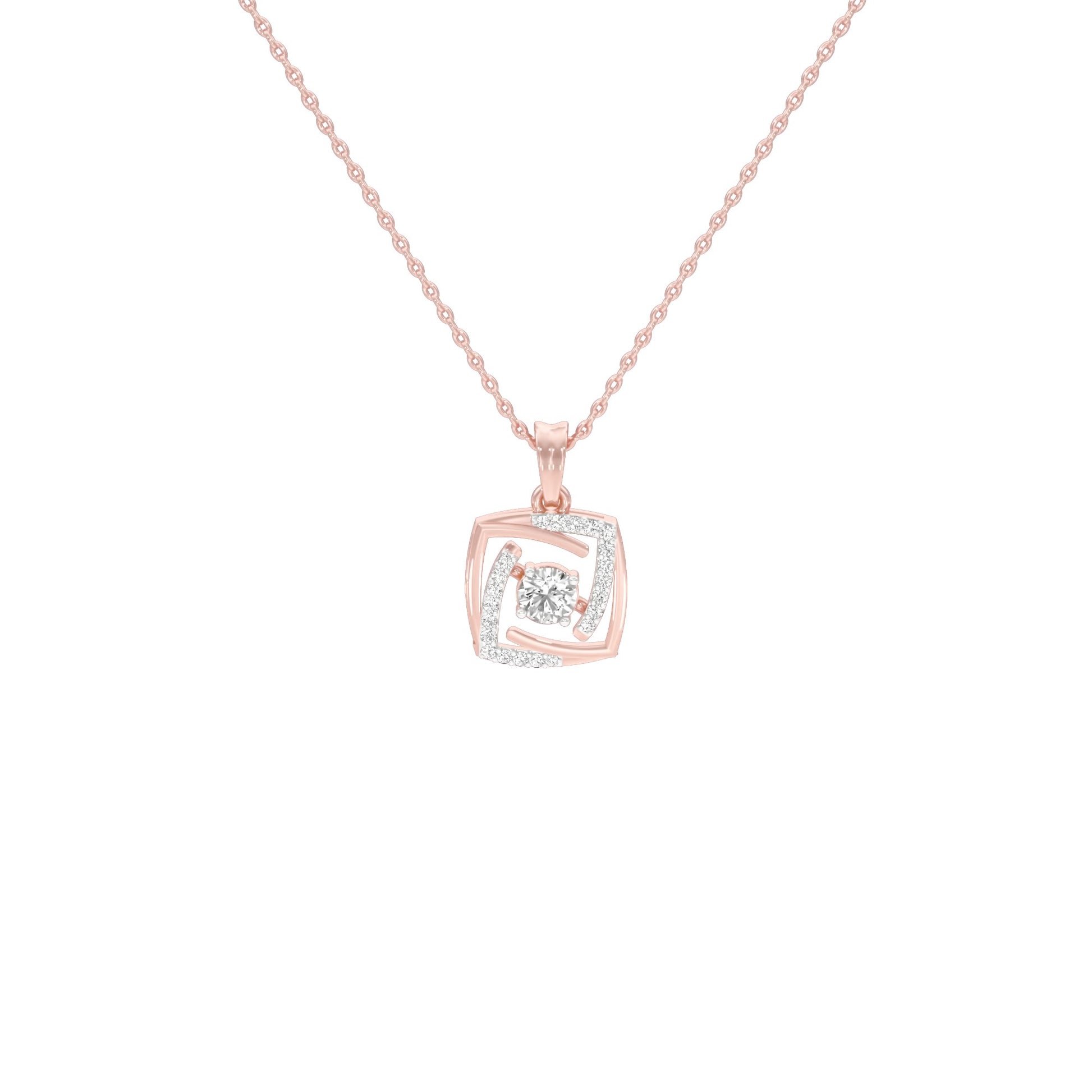 Stardust Sonata Diamond Pendant 18 KT / Rose Gold