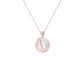 Opulent Opal Diamond Pendant 18 KT / Rose Gold