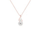 Ethereal Eclipse Diamond Pendant 18 KT / Rose Gold