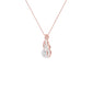 Ethereal Eclipse Diamond Pendant 18 KT / Rose Gold