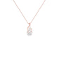 Ethereal Eclipse Diamond Pendant 18 KT / Rose Gold