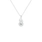 Ethereal Eclipse Diamond Pendant 18 KT / White Gold