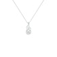 Ethereal Eclipse Diamond Pendant 18 KT / White Gold