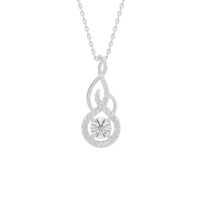 Ethereal Eclipse Diamond Pendant