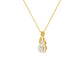 Ethereal Eclipse Diamond Pendant 18 KT / Yellow Gold