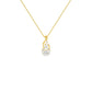 Ethereal Eclipse Diamond Pendant 18 KT / Yellow Gold