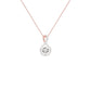 Serene Symphony Diamond Pendant 18 KT / Rose Gold