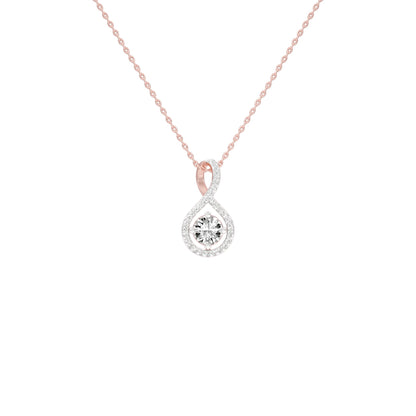 Serene Symphony Diamond Pendant 18 KT / Rose Gold