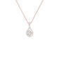 Serene Symphony Diamond Pendant 18 KT / Rose Gold
