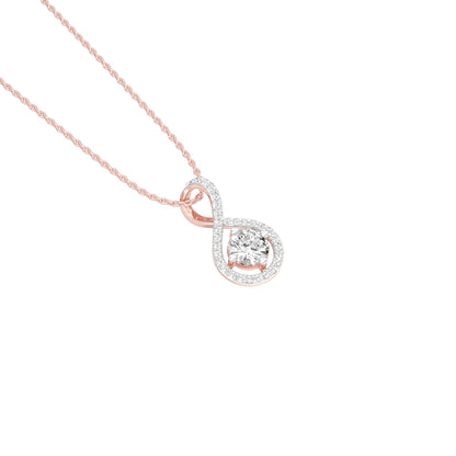 Serene Symphony Diamond Pendant 18 KT / Rose Gold