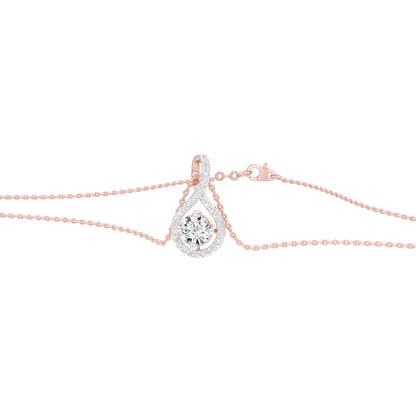 Serene Symphony Diamond Pendant 18 KT / Rose Gold