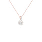 Serene Symphony Diamond Pendant 18 KT / Rose Gold
