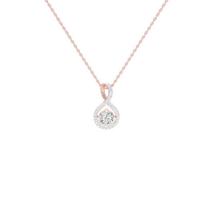 Serene Symphony Diamond Pendant 18 KT / Rose Gold