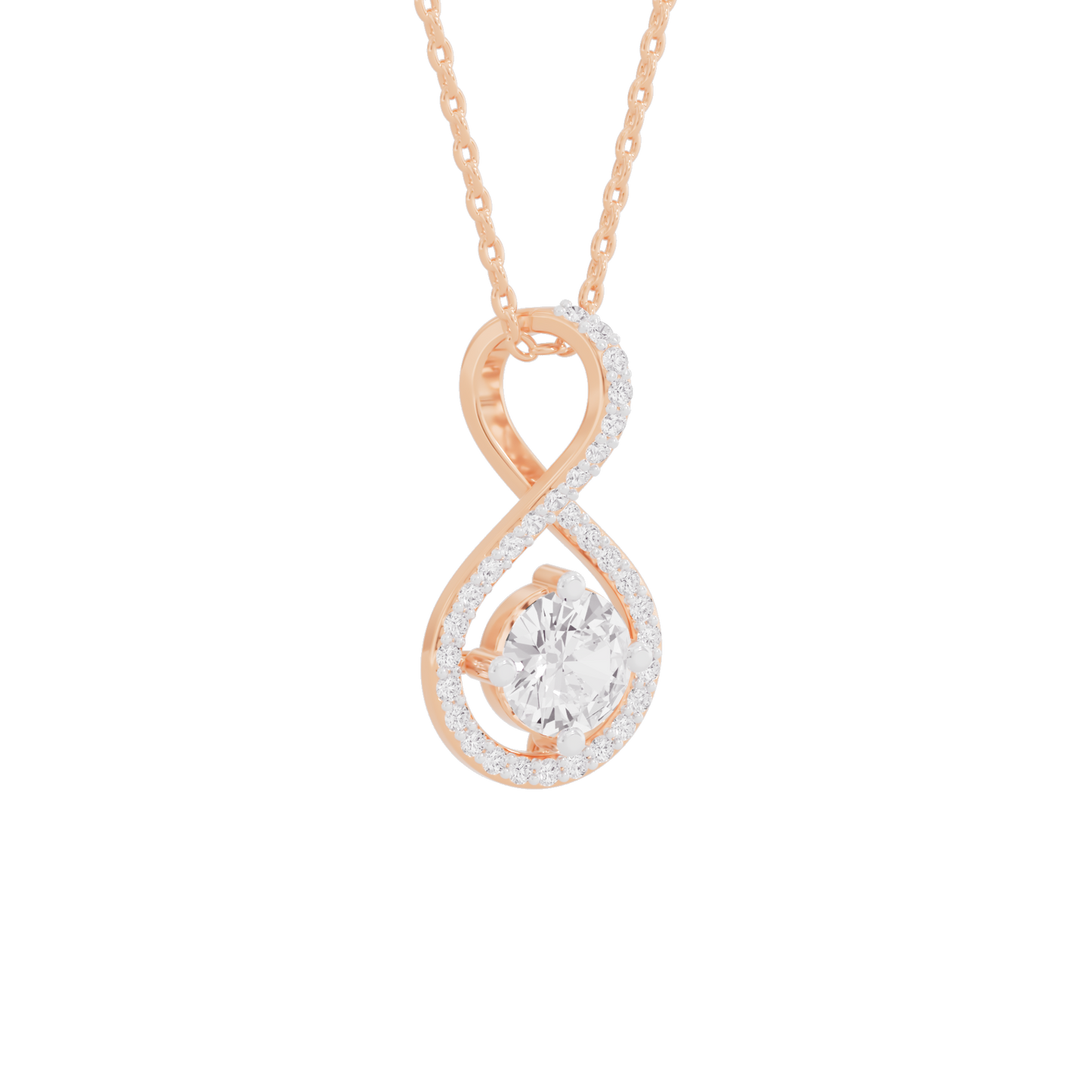 Serene Symphony Diamond Pendant