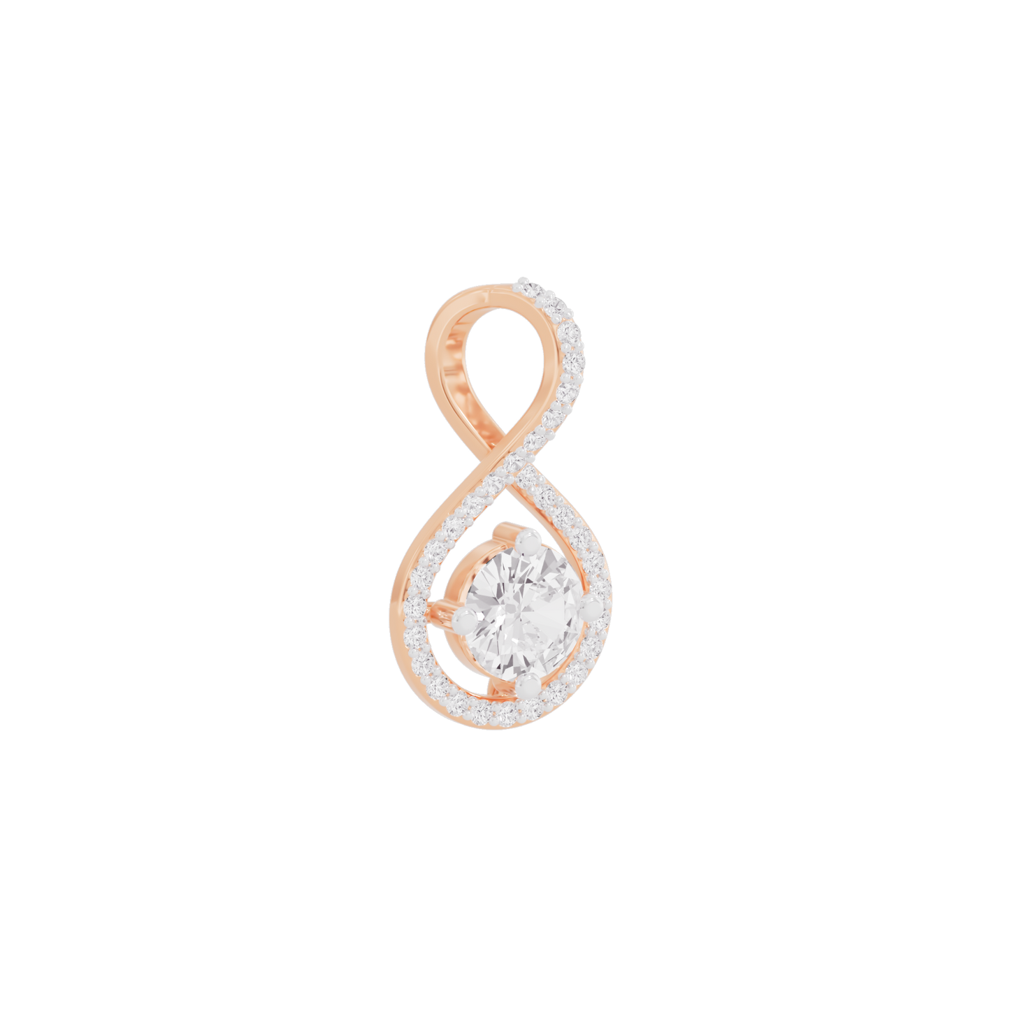Serene Symphony Diamond Pendant