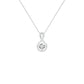 Serene Symphony Diamond Pendant 18 KT / White Gold