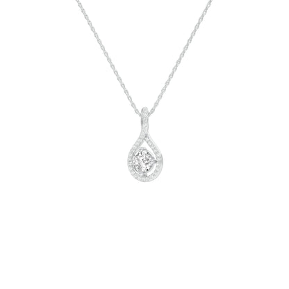 Serene Symphony Diamond Pendant 18 KT / White Gold