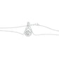 Serene Symphony Diamond Pendant 18 KT / White Gold