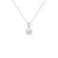Serene Symphony Diamond Pendant 18 KT / White Gold