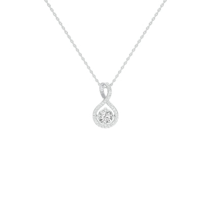 Serene Symphony Diamond Pendant 18 KT / White Gold